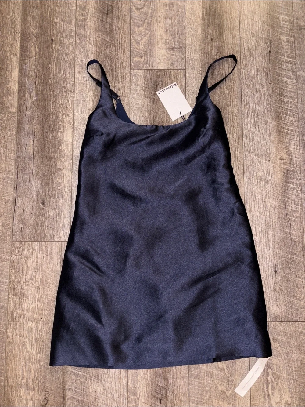 Reformation Elinda Dress Midnight NWT - Picture 4 of 7